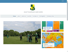 Tablet Screenshot of eastdurhamarchers.com